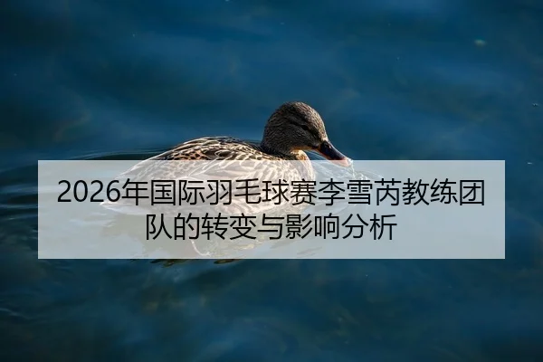 2026年国际羽毛球赛李雪芮教练团队的转变与影响分析